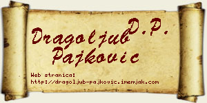 Dragoljub Pajković vizit kartica